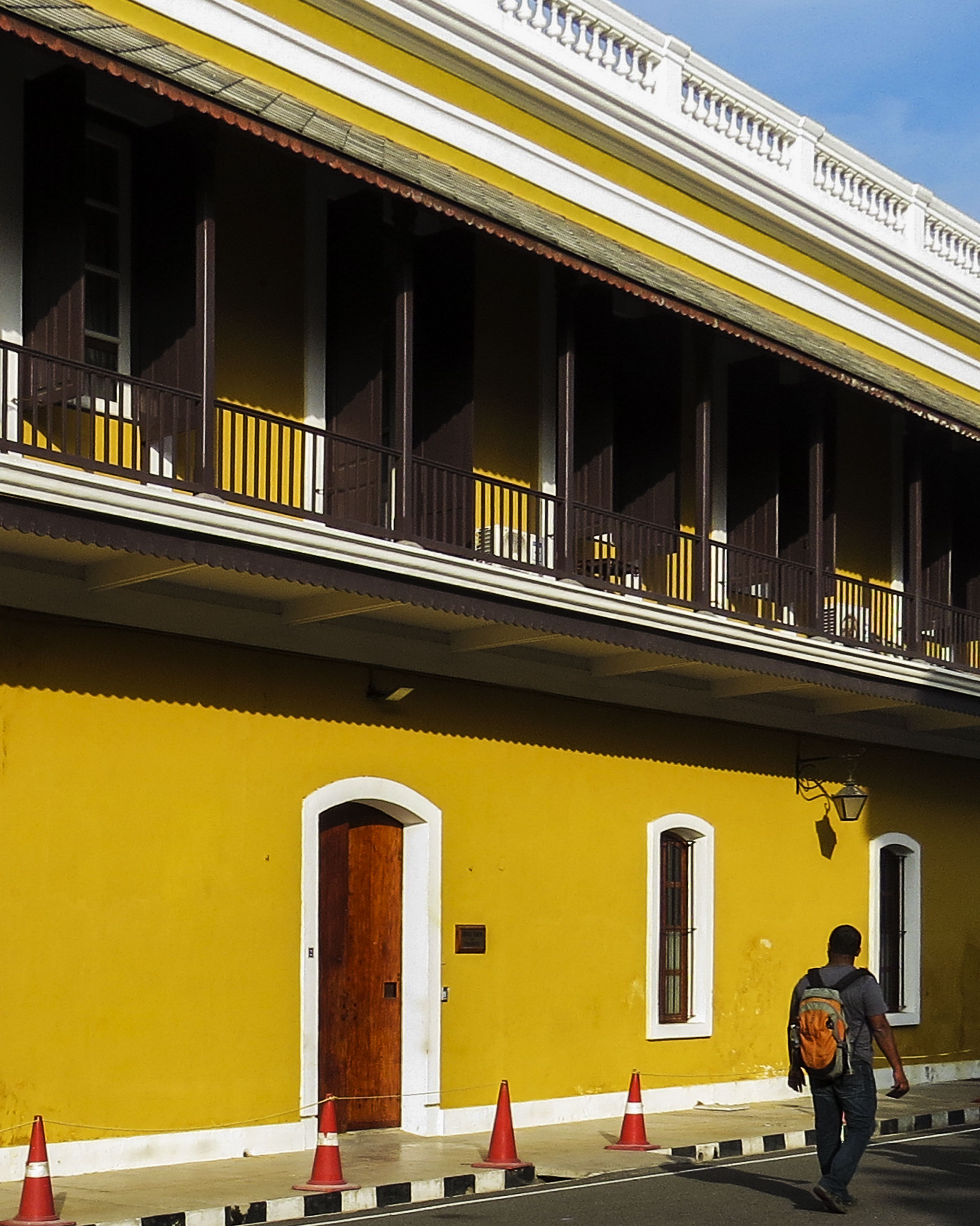 French Quarter architecture and coastal promenade in Pondicherry