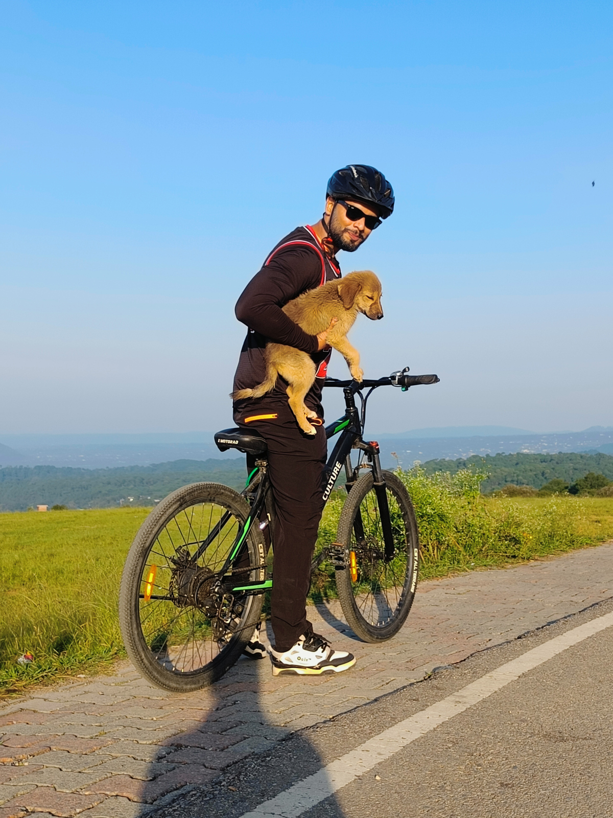 Supported cycling journey in India